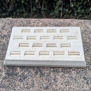 Elegant Cream Jewelry Display Tray